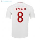 Maillot Angleterre Domicile Lampard 2018 Blanc Pas Cher