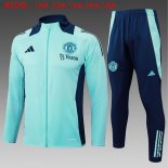 Enfant Survetement Manchester United 2025 2026 Bleu