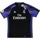 Thailande Maillot Real Madrid Tercera Retro 2016 2017 Noir Pas Cher