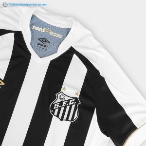 Maillot Santos Exterieur 2018 2019 Noir Blanc Pas Cher