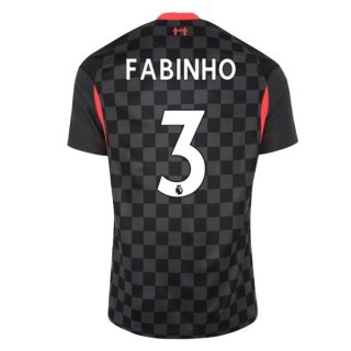 Maillot Liverpool NO.3 Fabinho Third 2020 2021 Noir Pas Cher