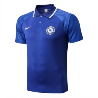 Polo Chelsea 2022 2023 Bleu Polo Chelsea 2022 2023 Bleu
