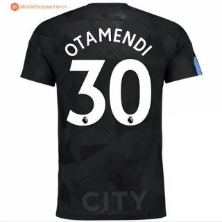 Maillot Manchester City Third Otamendi 2017 2018 Pas Cher