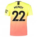 Maillot Manchester City NO.22 Mendy Third 2019 2020 Orange Pas Cher