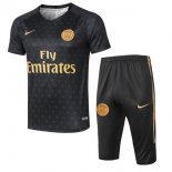 Entrainement Paris Saint Germain Ensemble Complet 2018 2019 Noir Jaune Pas Cher