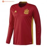 Maillot Espagne Domicile ML 2016 Pas Cher