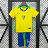 Maillot Brésil Domicile Enfant 2025