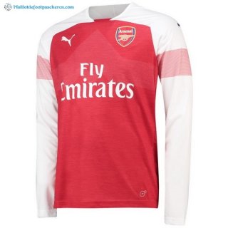 Maillot Arsenal Domicile ML 2018 2019 Rouge Pas Cher Maillot Arsenal Domicile ML 2018 2019 Rouge Pas Cher