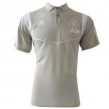 Polo Manchester United 2019 2020 Gris Pas Cher