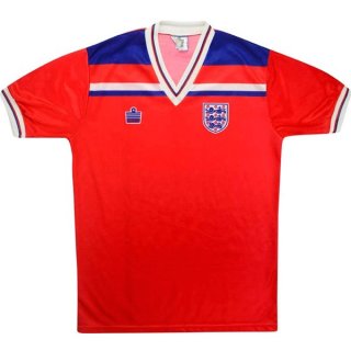 Maillot Angleterre Exterieur Retro 1980 Rouge Pas Cher