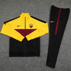 Survetement AS Roma 2020 2021 Jaune Rouge Pas Cher