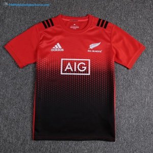 Entrainement All Blacks 2017 2018 Orange Noir Pas Cher