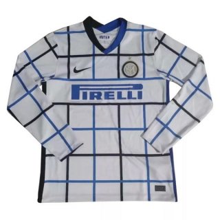 Thailande Maillot Inter Milan Exterieur ML 2020 2021 Blanc Pas Cher Thailande Maillot Inter Milan Exterieur ML 2020 2021 Blanc Pas Cher