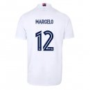 Maillot Real Madrid Domicile NO.12 Marcelo 2020 2021 Blanc Pas Cher