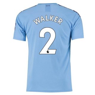 Maillot Manchester City NO.2 Walker Domicile 2019 2020 Bleu Pas Cher Maillot Manchester City NO.2 Walker Domicile 2019 2020 Bleu Pas Cher