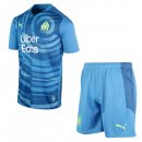 Maillot Marseille Third Enfant 2020 2021 Bleu Pas Cher