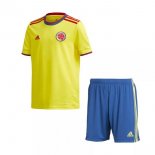 Maillot Columbia Domicile Enfant 2021 Jaune Pas Cher