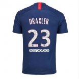 Maillot Paris Saint Germain NO.23 Draxler Domicile 2019 2020 Bleu Pas Cher