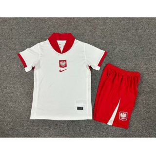 Maillot Pologne Domicile Enfant 2024 2025 Maillot Pologne Domicile Enfant 2024 2025