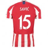 Thailande Maillot Atlético de Madrid NO.15 Savic 2019 2020 Rouge