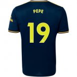 Maillot Arsenal NO.19 Pepe Third 2019 2020 Bleu Pas Cher