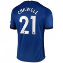 Maillot Chelsea NO.21 Chilwell Domicile 2020 2021 Bleu Pas Cher