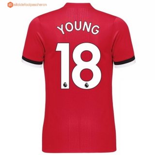 Maillot Manchester United Domicile Young 2017 2018 Pas Cher