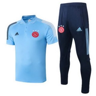 Polo Ajax Ensemble Complet 2020 2021 Bleu Pas Cher Polo Ajax Ensemble Complet 2020 2021 Bleu Pas Cher