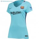 Maillot Barcelona Exterieur Femme 2017 2018 Bleu Pas Cher