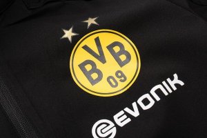 Coupe Vent Borussia Dortmund Ensemble Complet 2018 2019 Noir Pas Cher