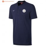 Polo Manchester City 2017 2018 Bleu Marine Pas Cher