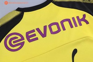 Survetement Borussia Dortmund 2017 2018 Noir Jaune Clair Pas Cher