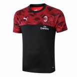 Entrainement AC Milan 2019 2020 Noir Rouge Pas Cher