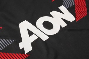 Entrainement Manchester United Ensemble Complet 2018 2019 Noir Pas Cher