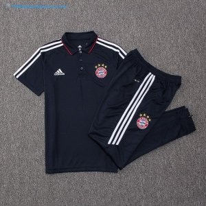 Polo Bayern Munich Ensemble Complet 2017 2018 Bleu Pas Cher