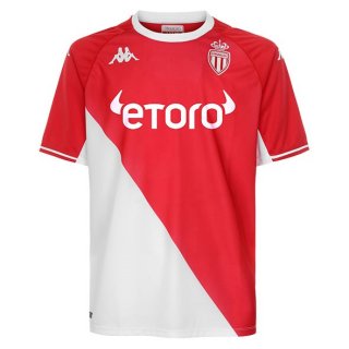 Thailande Maillot AS Monaco Domicile 2021 2022 Rouge Blanc Pas Cher