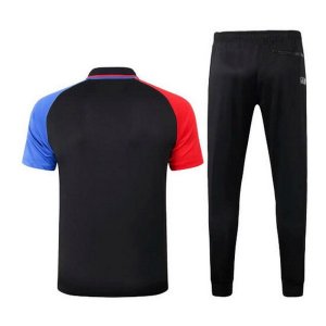 Polo Ensemble Complet Paris Saint Germain 2020 2021 Noir Bleu Pas Cher