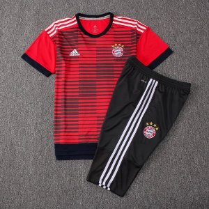 Maillot Entrainement Bayern Munich Ensemble Complet 2018 2019 Rouge Pas Cher