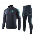 Survetement Real Madrid 2019 2020 Vert Bleu Marine Pas Cher