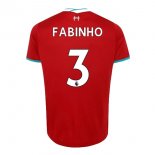 Maillot Liverpool NO.3 Fabinho Domicile 2020 2021 Rouge Pas Cher