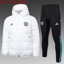 Manteau de duvet Manchester United Ensemble Complet 2024 2025 Blanc