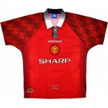 Maillot Manchester United Domicile Retro 1996 1997 Rouge Pas Cher