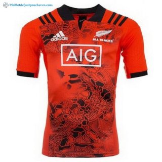 Entrainement All Blacks 2017 2018 Orange Pas Cher