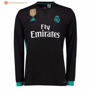 Maillot Real Madrid Exterieur ML 2017 2018 Pas Cher