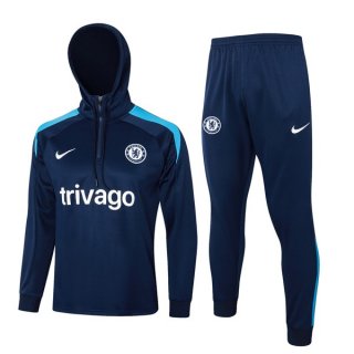 Sweat Shirt Capuche Chelsea 2024 2025 Bleu Sweat Shirt Capuche Chelsea 2024 2025 Bleu