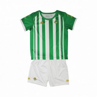 Maillot Real Betis Domicile Enfant 2020 2021 Vert Pas Cher