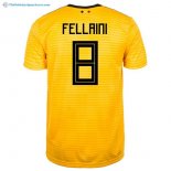 Maillot Belgica Exterieur Fellaini 2018 Jaune Pas Cher