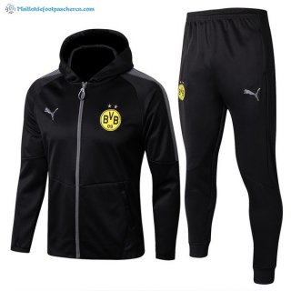 Survetement Borussia Dortmund 2017 2018 Noir Jaune Pas Cher