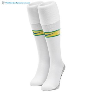 Chaussette Brésil Domicile 2018 Blanc Pas Cher Chaussette Brésil Domicile 2018 Blanc Pas Cher