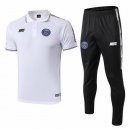 Polo Ensemble Complet Paris Saint Germain 2019 2020 Blanc Pas Cher